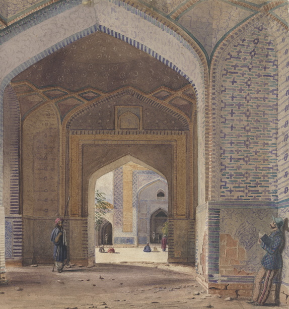 File:Interior jami masjid thata2.jpg