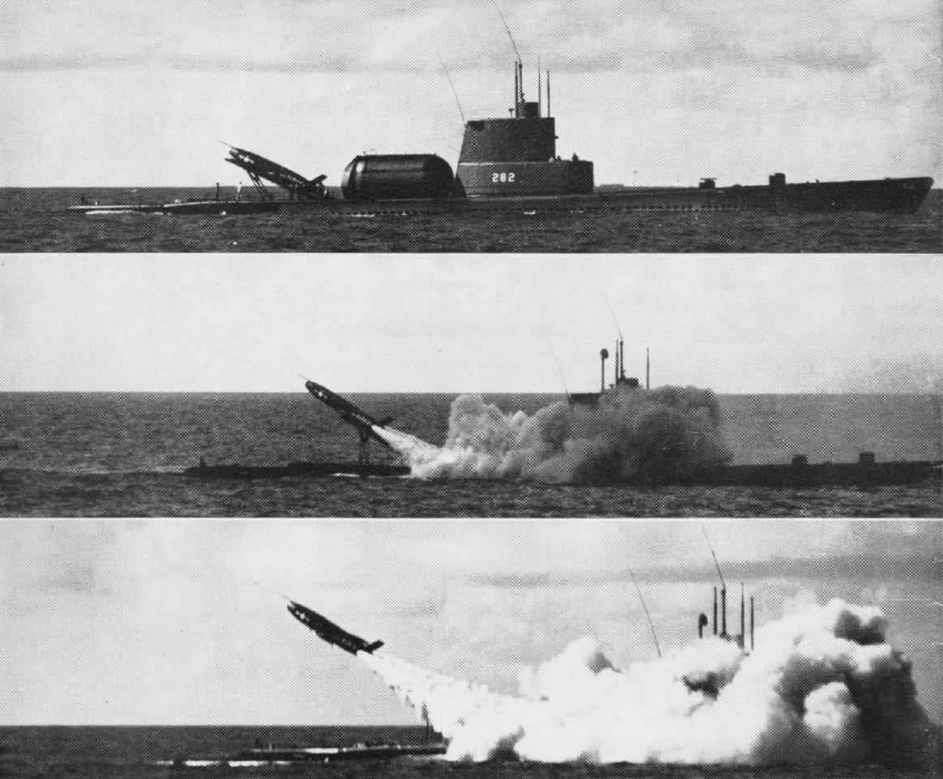 File:USS Tunny (SSG-282) Regulus launching sequence c1956.jpg