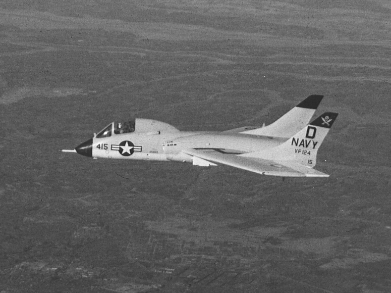 File:F7U-3 Cutlass of VF-124 in flight c1955.jpg