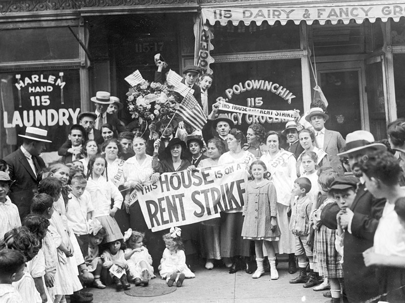 File:Rent Strike, New York Times, 1919.JPG