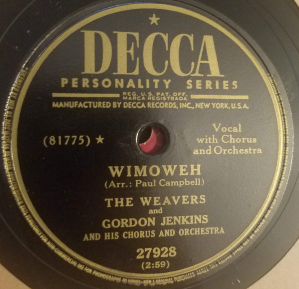 File:"Wimoweh" vinyl record.jpg