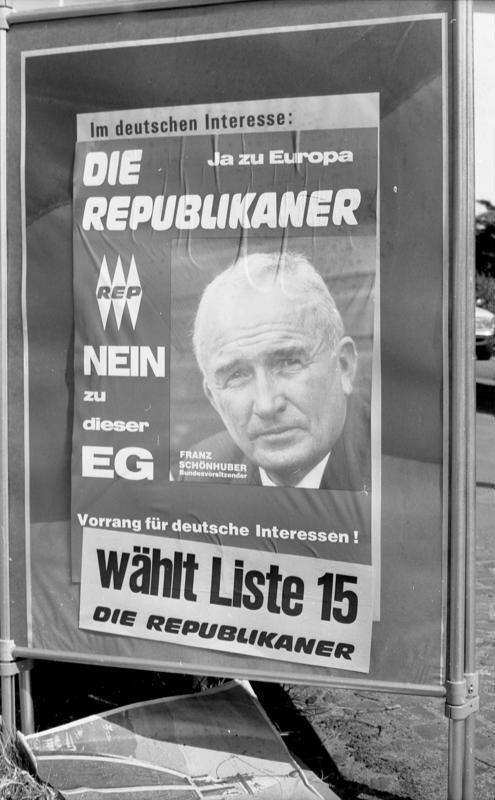 File:Bundesarchiv B 145 Bild-F081850-0029, Europawahl, Wahlplakat "Die Republikaner".jpg