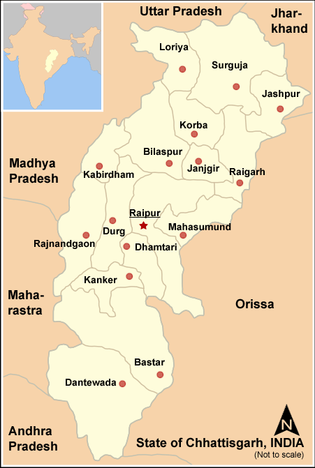 File:Map Chhattisgarh state and districts.png