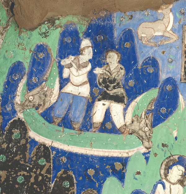 File:Dragon-King Mabi saving traders, Kizil cave 14.jpg