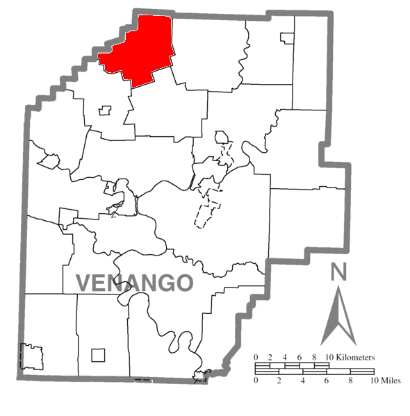 File:Map of Venango County Pennsylvania Highlighting Plum Township.PNG