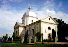 Church in the village of Pidberiztsi