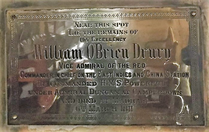 File:Memorial of William O'Bryen Drury, St. Mary's Cathedral, Madras.jpg