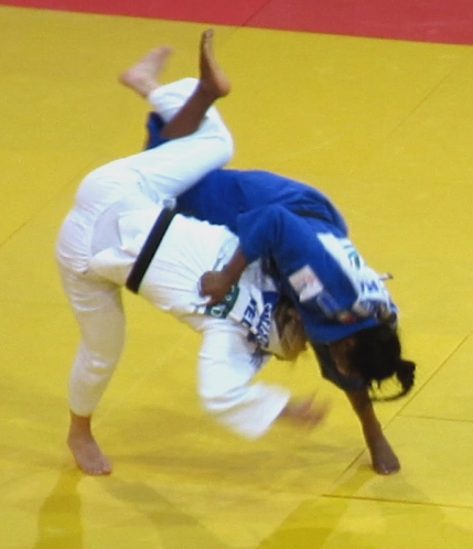 File:Madeleine Malonga Ipon contre Karen Stevenson Grand Slam Paris 2018.jpg
