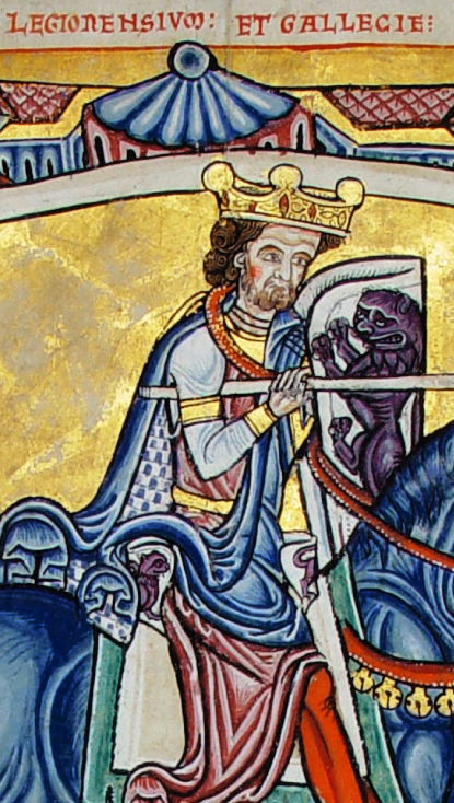 File:Adeffonsus, king of Galicia and Leon (detail).jpg