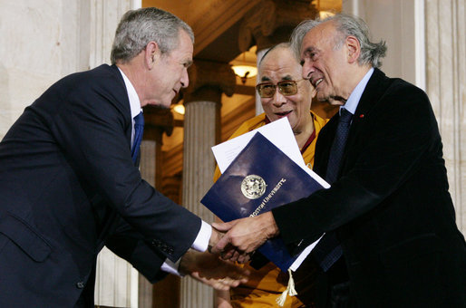 File:Dalai Lama and Bush welcome Elie Wiesel (2007).jpg