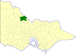 Location in Victoria