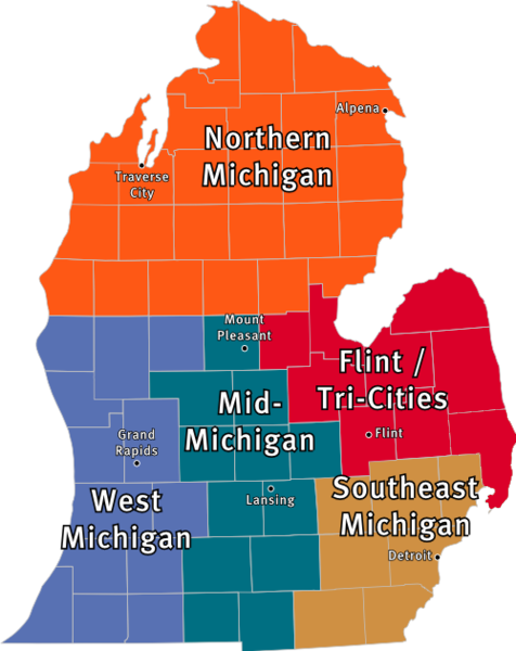 File:Lower Michigan Region Map.png