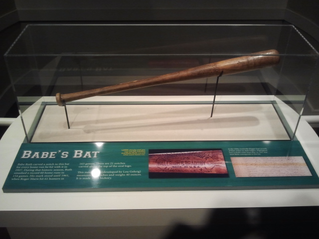 File:Babe Ruth 1927 Game Used Bat.jpg
