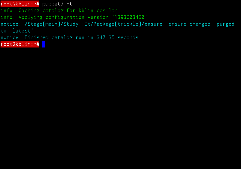 File:140228puppetrunExampleManuallyInvokedPackageUpdate.png