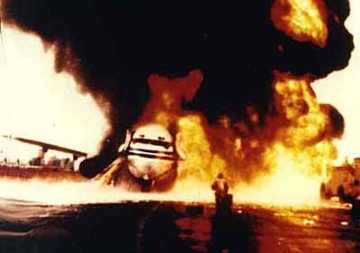 File:Pacific Western Airlines Flight 501 in flame.jpg