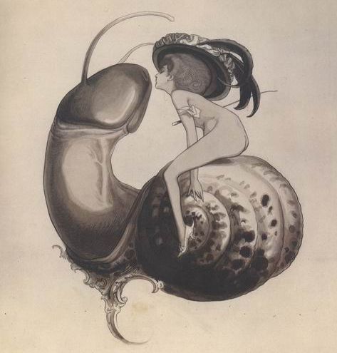File:Franz von Bayros Ex-libris of Sweet Snail.jpg