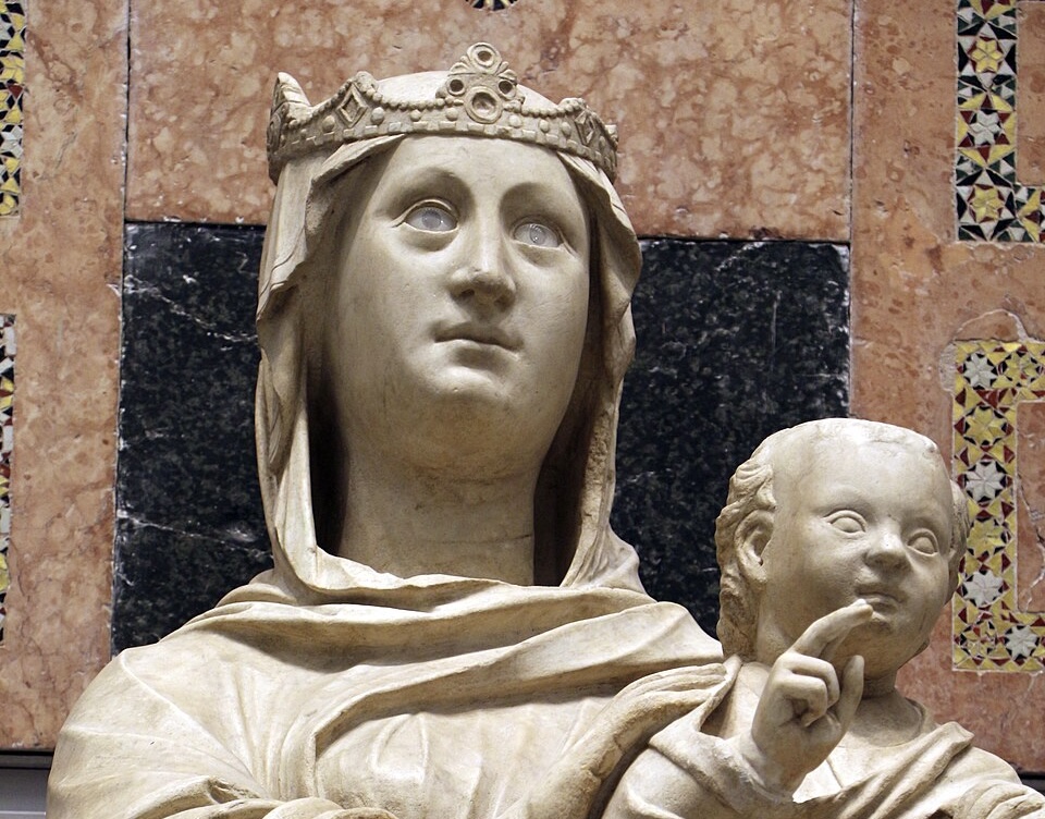 File:Arnolfo di cambio, madonna dagli occhi di vetro, 1300-05, faces.jpg