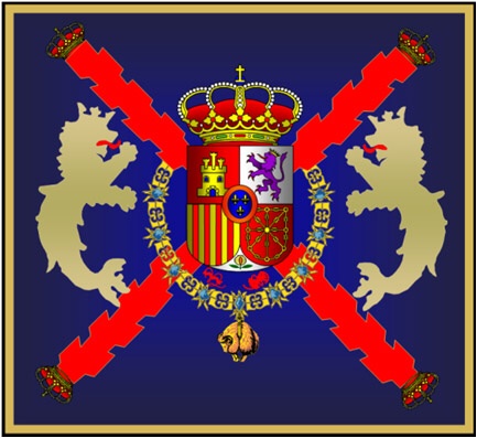 File:Flag emblem for the Marine company of the Spanish Royal Guard.jpg