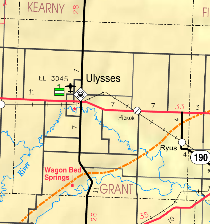 File:Map of Grant Co, Ks, USA.png