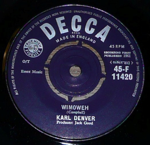 File:"Wimoweh" (Karl Denver) vinyl record.jpg