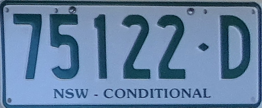 File:2001 New South Wales registration plate 75122♦D conditional.jpg