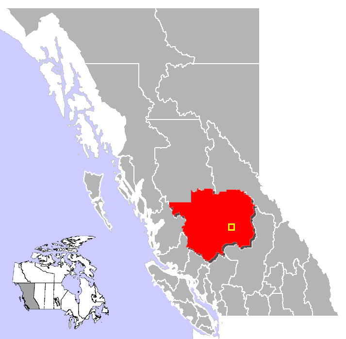 File:Williams Lake, British Columbia Location.png