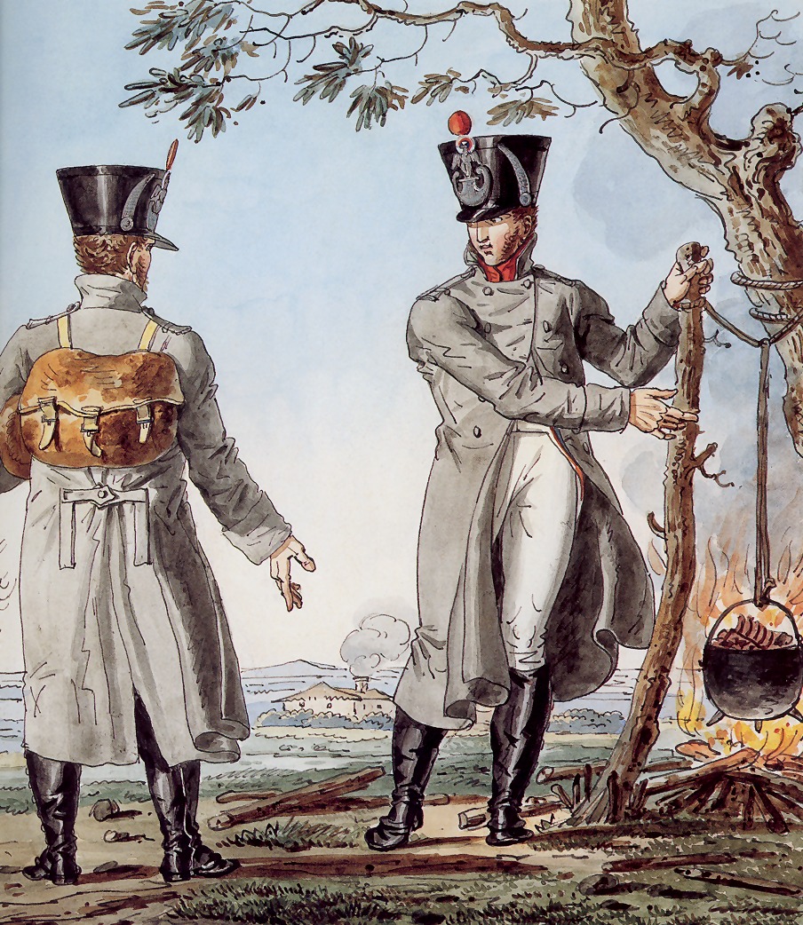 File:Grande Armée - Light Infantry Officers in Greatcoats.jpg