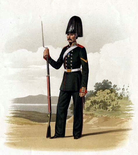 Пиратский К. К. Рядовой Л.-Гв. Гарнизонного батальона. 1860 год.