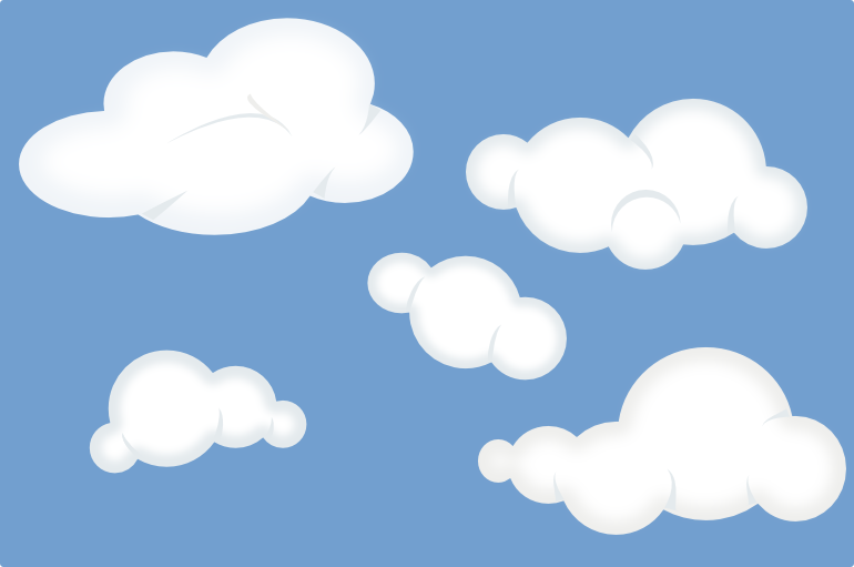 File:Set of soft clouds.png