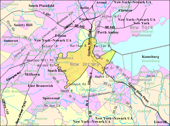 File:Census Bureau map of Sayreville, New Jersey.png