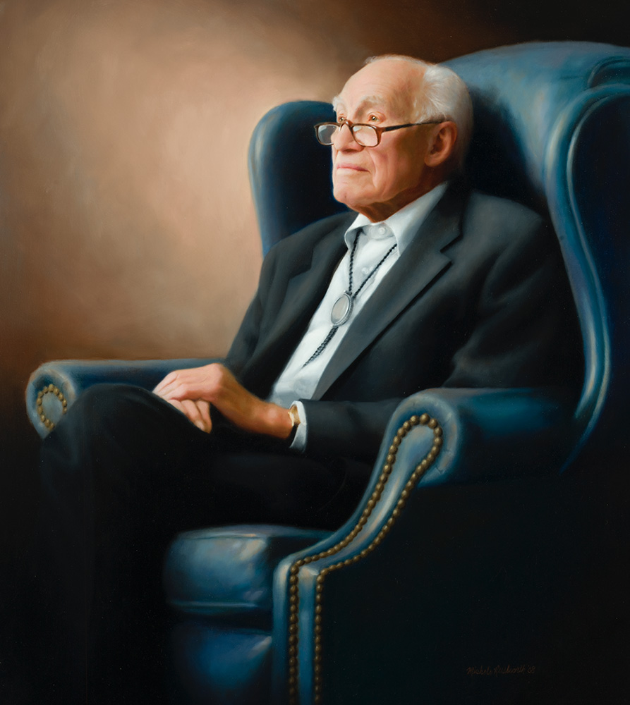File:Clifford Hansen portrait painting by Michele Rushworth.jpg