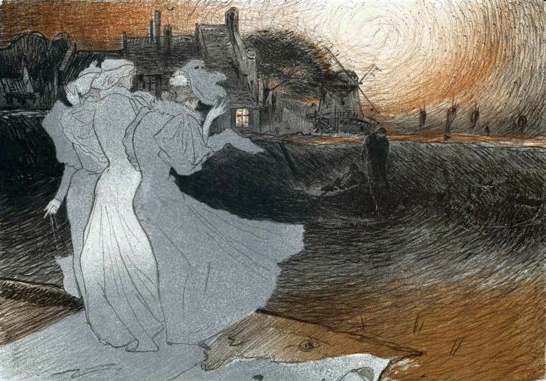 L'aventure, 1899 lithograph (National Museum, Warsaw)