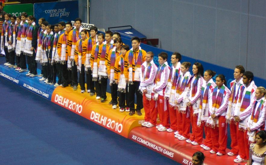 File:2010 CWG Badminton Mixed team.JPG