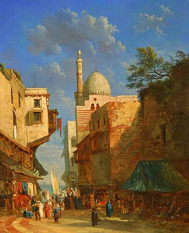 File:Alexandre Defaux - The Bazaar, 1856.jpg