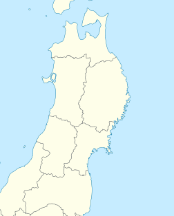 Map of Tohoku in Japan