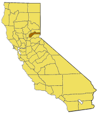 File:California map showing Nevada County.png