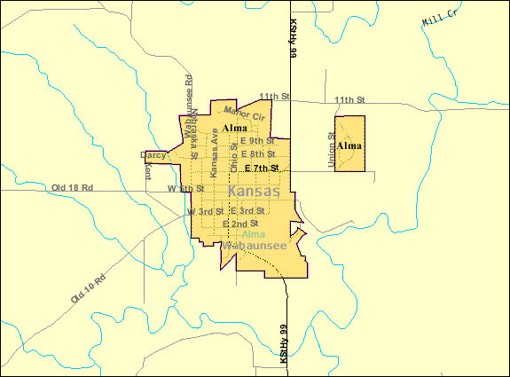 File:Detailed map of Alma, Kansas.png
