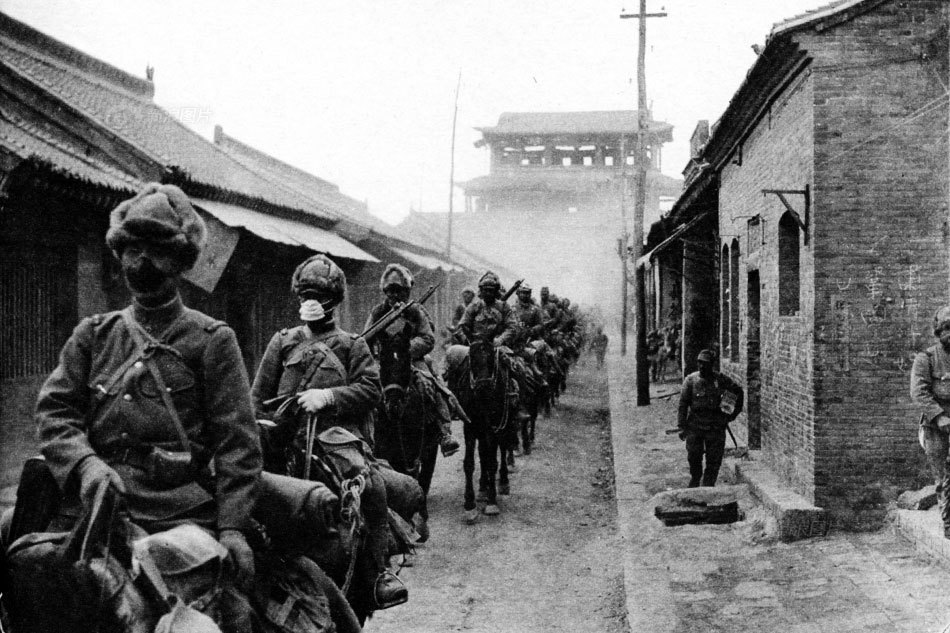 File:IJA cavalry, city of Linfen, China, February 1938.jpg