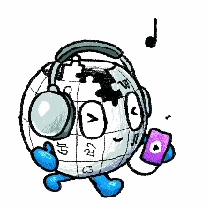 File:Wikipedia 25th anniversary Easter Egg headphones-idle-light.gif