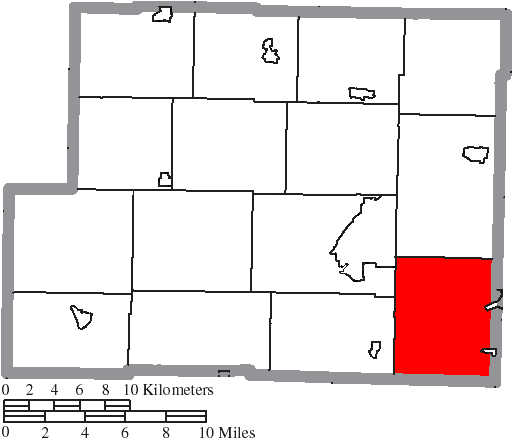 File:Map of Harrison County Ohio Highlighting Short Creek Township.png