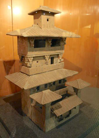 File:Han Dynasty pottery tower2.JPG