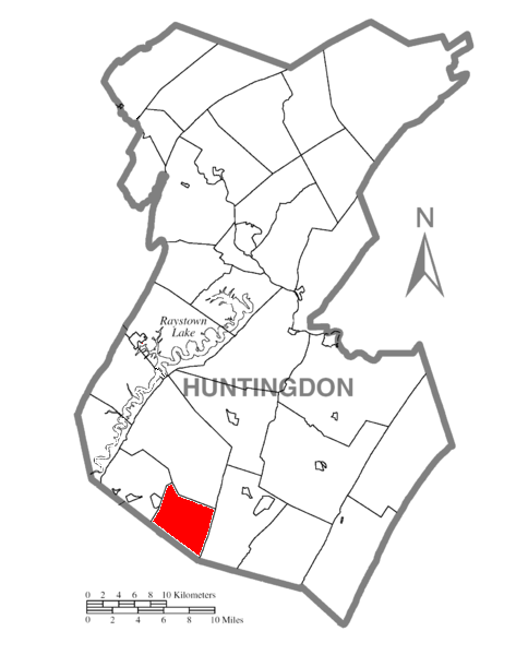 File:Map of Huntingdon County, Pennsylvania Highlighting Wood Township.PNG