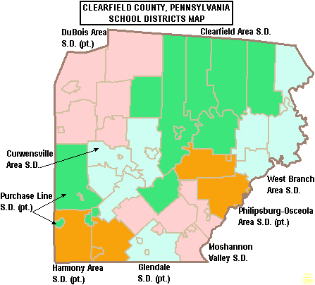 File:Map of Clearfield County Pennsylvania School Districts.png
