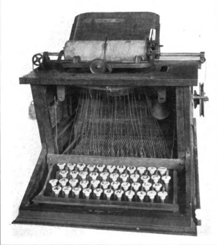 File:Sholes typewriter.jpg