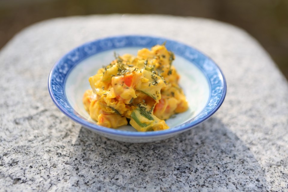 File:Danhobak salad (kabocha squash salad).jpg