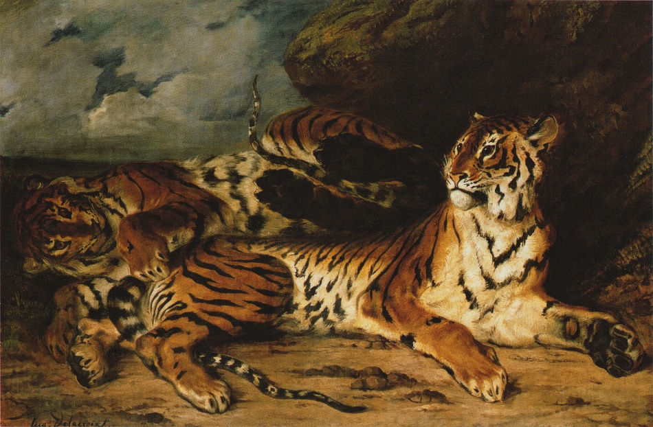 File:Young tiger playing with its mother.jpg