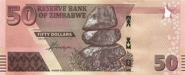 File:Reserve Bank of Zimbabwe 50 Dollars 2020 obseve.jpg