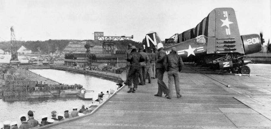 File:F4U-4s VF-92 on USS Valley Forge (CVA-45) c1953.jpg