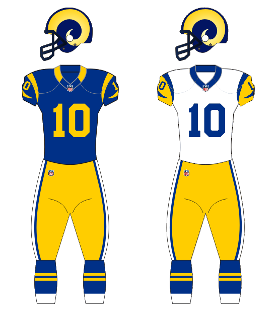 File:LA Rams Uniforms.png