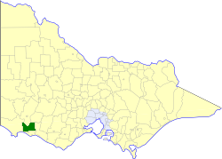 Location in Victoria